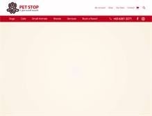 Tablet Screenshot of petstop.com.sg